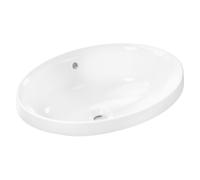 Hansgrohe Xuniva D lavabo 55x40 cm ovale encastrée blanc mat 61058450