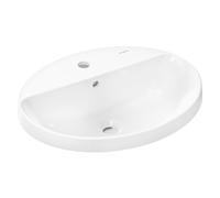 Hansgrohe Xuniva D lavabo 55x45 cm ovale encastrée blanc mat 61060450