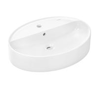 Hansgrohe Xuniva D lavabo 60x45 cm ovale à poser blanc mat 61078450