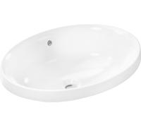 Hansgrohe Xuniva D lavabo 55x40 cm ovale encastrée blanc mat 60156450