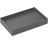 Hansgrohe Xuniva Evo E lavabo 65x40 cm rectangulaire à poser gris/pierre mat 60326760