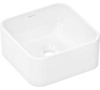 hansgrohe Xuniva Q lavabo à poser, SmartClean, sans trop-plein, sans trou pour robinet, 300x300mm, blanc, 61074450