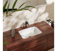 Hansgrohe Lavabo Xuniva Q – sous-plan rectangulaire 45×35 cm, blanc brillant, SmartClean