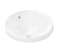 hansgrohe Xuniva lavabo à encastrer 60155450 400x400mm, avec trou pour robinetterie/trop-plein, blanc