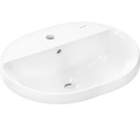 Hansgrohe Xuniva U lavabo 55x45 cm ovale encastrée blanc mat 61064450