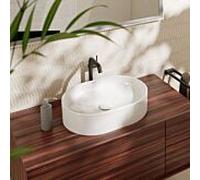Hansgrohe Xuniva U - Lavabo à poser, 55x40 cm, sans trop-plein, blanc 60166450