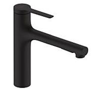 Hansgrohe Mitigeur de cuisine sur pied Zesis M33 160 douchette extractible 2 jets noir mat 74804670
