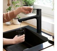 Hansgrohe Mitigeur d’évier Zesis M33 – douchette extractible, sBox – noir mat 74823670