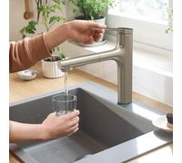 Hansgrohe Zesis M33 mitigeur de cuisine sur pied acier inoxydable 74823800