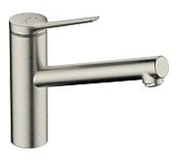 hansgrohe Zesis robinet de cuisine 74806800 basse pression, 1jet, ouvert Ballons de stockage , finition acier inoxydable