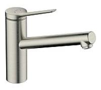 hansgrohe Zesis robinet de cuisine 74806800 basse pression, 1jet, ouvert Ballons de stockage , finition acier inoxydable