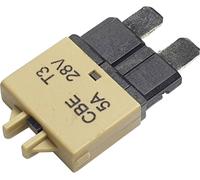 Hansor Circuit Breaker Standard, type 3, Manual Reset, 5A CBE3 Series 5A Disjoncteur pour fusible plat standard 5 A marron clair 1 pc(s)