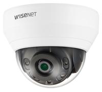 Hanwha Techwin Hanwha QND-7012R, caméra de sécurité IP, d'intérieur, filaire, pour montage au plafond ou mural, blanche, dôme
