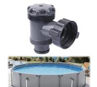 HAOBIN Valve d'arrêt 1-1/2" de rechange pour pompe filtrante Intex Bestway de piscine