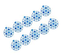Haodream Plateau pour fruits de jardin pour melons, bleu | Plateforme de jardin renforcée avec plateau de pesée agricole épais en plastique, placement sûr des fruits