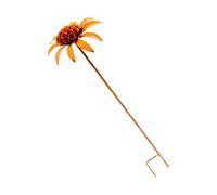 Haodream Pot de fleurs antique avec piquet en fer | Artisanat respectueux de la nature et résistance aux intempéries pour décoration de Noël et jardin, simple