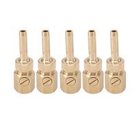 Haofy 5PCS Piscine Laiton Deck Jet Buse, Fontaine Buse Fontaine Pulvérisation d'eau Tête D'arrosage Buse Injection Directe G1 / 2in Filetage Intérieur