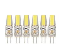 Haofy 6pcs 6W 500LM G4 Ampoule LED COB Gel de Silice Ampoule ¨¤ ¨¦conomie D'¨¦nergie pour Plafonnier Applique Lampe de Table 220V Ampoule LED Ampoule ¨¤ Intensit¨¦ Variable(#2)