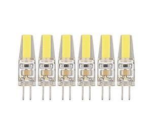 Haofy 6pcs 6W 500LM G4 Ampoule LED COB Gel de Silice Ampoule ¨¤ ¨¦conomie D'¨¦nergie pour Plafonnier Applique Lampe de Table 220V Ampoule LED Ampoule ¨¤ Intensit¨¦ Variable(#2)