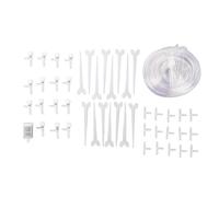 Haofy Accessoires pour Système D'arrosage des Plantes, Kit D'arrosage Automatique des Plantes avec 15 Goutteurs Réglables, Longueur du Tuyau D'eau de 10 M, Combinaisons Flexibles pour