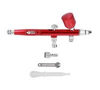 Haofy Aérographe à Gâchette Portable avec Buse en Laiton de 0,3 Mm et Système de Verrouillage Filetage G1/8 - Mini Aérographe Professionnel pour Nail Art, Maquillage, Tatouage et Peinture de Modèles