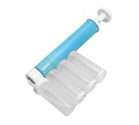 Haofy Aérographe à Gâteau capacité de 2 Lb pour Décoration de Boulangerie avec Pulvérisateur de Poudre Manuel adapté aux Outils de Cuisson, Cuisine à Domicile, Cours de Cuisine (bleu clair)