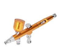 Haofy Aérographe Portable avec Buse de 0,3 Mm en Laiton avec Système de Verrouillage à Gâchette, Filetage G1/8 pour Nail Art, Maquillage, Tatouage, Projets d'artisanat, Peinture de Modèles, Loisirs