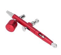 Haofy Aérographe Portable avec Buse de 0,3 Mm en Laiton avec Système de Verrouillage à Gâchette, Filetage G1/8 pour Nail Art, Maquillage, Tatouage, Projets d'artisanat, Peinture de Modèles, Loisirs
