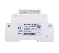 Haofy Alimentation électrique sur Rail DIN 15W 5V 3A DR-15-5, Modulation PWM Stable pour équipement Industriel Gris