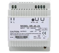 Haofy Alimentation électrique sur Rail Din, 45W, Sortie Unique, 24V, pour L'éclairage, de sécurité, Contrôle Industriel, DR-45-24