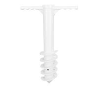 Haofy Ancre de Sable pour Parasol de Plage, Support de Parasol de Plage avec 5 Vis en Spirale pour L'extérieur, 9,4x15 Pouces