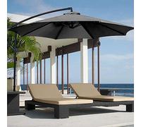 Haofy Auvent de Remplacement pour Parasol de Terrasse, 193 Cm, Housse de Rechange pour Parasol de marché Extérieur Uniquement avec Grille D'aération pour Terrasse de Jardin, Usage (1)