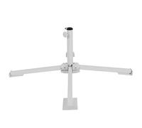 Haofy Base Extérieure de Porte-Parapluie, en Acier Peint, Porte-Parapluie Portable Réglable, Conception Pliable pour Une Utilisation sur la Plage et Le Patio
