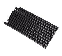 Haofy Bâtons de Pistolet à Colle Chaude, 10pcs 7 * 150mm Coloré Adhésif de Chauffage Électrique Colle Bâtons de Bricolage Artisanal pour Petit Pistolet de Puissance (Noir)