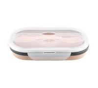 Haofy Bo?te ¡§¡è lunch pliable en silicone alimentaire rectangle pour stockage portable de nourriture fruits secs l¡§|gumes travail camping voyage plein air r¡§|frig¡§|rateur -ondes lave-vaisselle