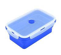 Haofy Bo?te ¨¤ lunch pliable en silicone 1200 ml, compatible ondes, r¨¦frig¨¦rateur et lave-vaisselle, design compact pliable pour rangement facile, id¨¦ale pour repas au bureau, pique-nique,