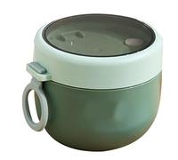 Haofy Boîte à Déjeuner Alimentaire, Tasse de Petit-déjeuner Isolée en Acier Inoxydable 304, Récipient Alimentaire avec Cuillère, Pot à Soupe de Grande capacité pour le Camping, le Bureau, l'école,