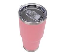 Haofy Bouteille Isotherme Sous Vide en Acier Inoxydable, Tasse de Voyage à Double Paroi, Tasse Thermique pour Boissons Chaudes et Froides, qualité Alimentaire 304, 15.2oz (PINK)