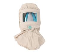 Haofy Capot de Protection pour Sablage, Matériau en Toile, Casque de sécurité avec Valve Respiratoire pour le Ponçage, le Polissage et la Protection contre la Poussière