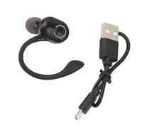Haofy Casque Bluetooth Antibruit V5.2, écouteur sans Fil avec Microphone, pour Camionneurs, Bureau, Longue Durée de Vie de la Batterie (Black)
