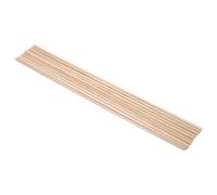 Haofy Chevilles en Bois de Bouleau Blanc, Bâtons Artisanaux pour la Décoration de Gâteaux, Fabrication de Modèles, Bricolage Arts, Finition de Tiges en Bois Dur de 0.4 à 1cm de (6MM*30CM)