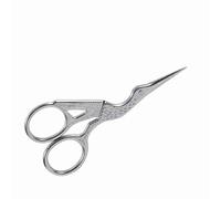 Haofy Ciseaux à Broder avec Grue, Lames en Acier Inoxydable, Légers, 0,8 Oz, Lavables, pour Point de Croix, Fil de Tissu et de Ligne de Pêche, Idéal pour les Artisans Couturiers en Home Studio