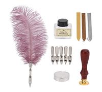Haofy Coffret Cadeau de Papeterie, Stylo Plume Rétro, Modélisation Exquise, écriture Facile pour les Amateurs de Papeterie (SFDPS031040 vieux violet)