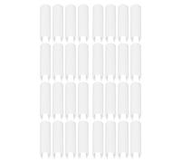 Haofy Colliers de Serre en PVC Léger pour Structures de Serre Couvertures de Piscine Colliers de Serrage en PVC Taille 6 Cm Réutilisable Résistant aux Intempéries 32PCS (Blanc S)