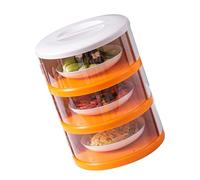 Haofy Couvercle Alimentaire isolé Empilable, Couvercle Transparent Transparent pour un Stockage Peu Encombrant et une visibilité Facile des Aliments avec Matériau PP PS Taille Familiale 3 Litres