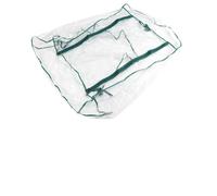 Haofy Couverture de Serre de Jardin, Couverture de Remplacement de Serre Portable en PVC 27x19x36 Pouces avec Transmission de Lumière de Porte à Glissière pour Semis Extérieurs Fleurs Légumes