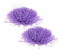 Haofy Ensemble de Pompons de Pom-Pom Girl, Accessoires de Danse de Sport Légers et Durables pour Les Fêtes, 8 Couleurs, 2 Pièces pour Les Matchs (Purple)
