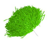 Haofy Ensemble de Pompons de Pom-Pom Girl, Accessoires de Danse de Sport Légers et Durables pour Les Fêtes, 8 Couleurs, 2 Pièces pour Les Matchs (Green)