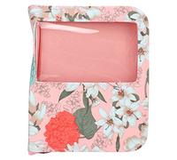Haofy Étui à Crochet Compact 33 x 17 cm, Organiseur Oxford Portable avec Panneaux en Maille Transparente, Fermeture Éclair Lisse pour Aiguilles à Tricoter et Organisateur de Fils pour Voyage