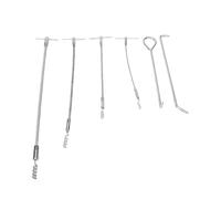Haofy Extracteur de Crochet D'emballage Flexible en Acier, Ensemble de 4 Pièces IMPA612004 pour le Retrait de L'emballage des Vannes et des Presse-étoupes, Arbre en Fil enroulé inversé